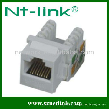 Cat5e RJ45 Keystone Jack 90 degré